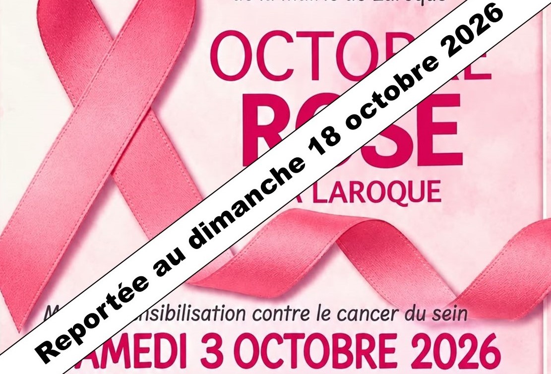 Octobre Rose à LAROQUE le samedi 3 octobre 2026